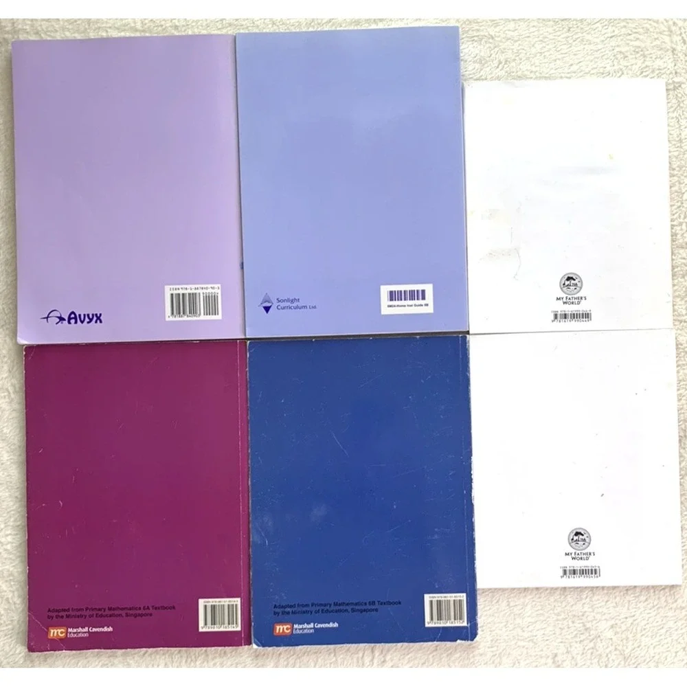 Set 6A/6B Singapore Primary Mathematics textbook- daily lesson plan- instructor